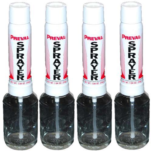 Plasti Dip - Preval - 4 x Complete Aerosol Spray Units including Glass Bottles