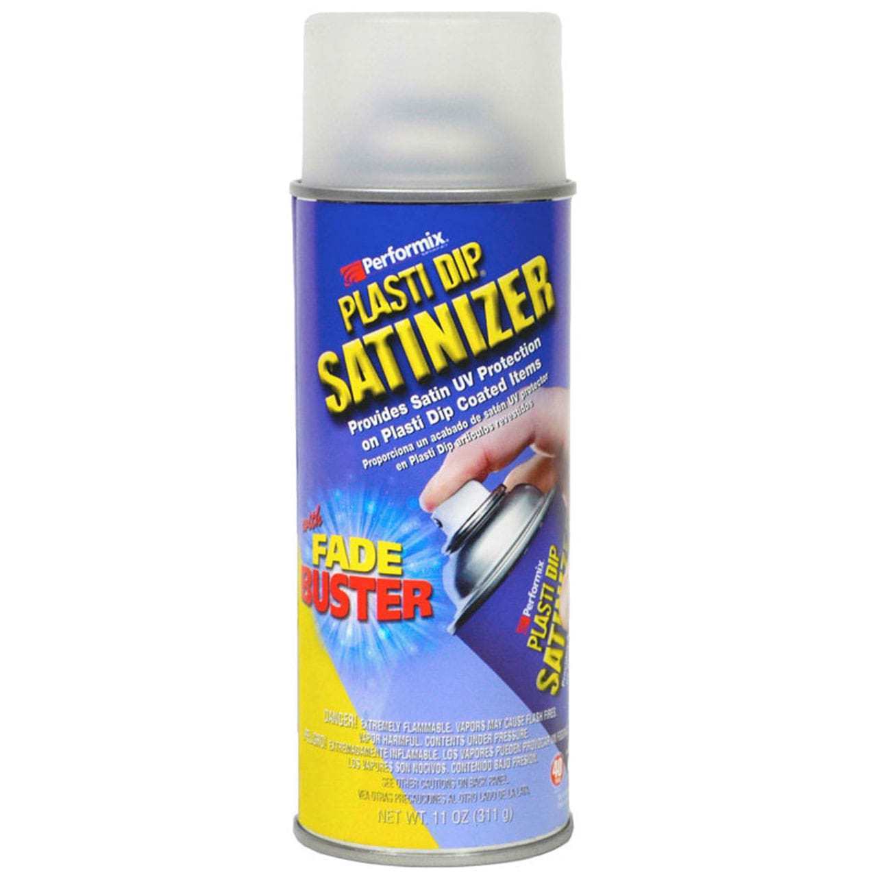 Plasti Dip - Satinizer (Semi-Gloss Satin) - Aerosol Spray - 311g (Enhancer)