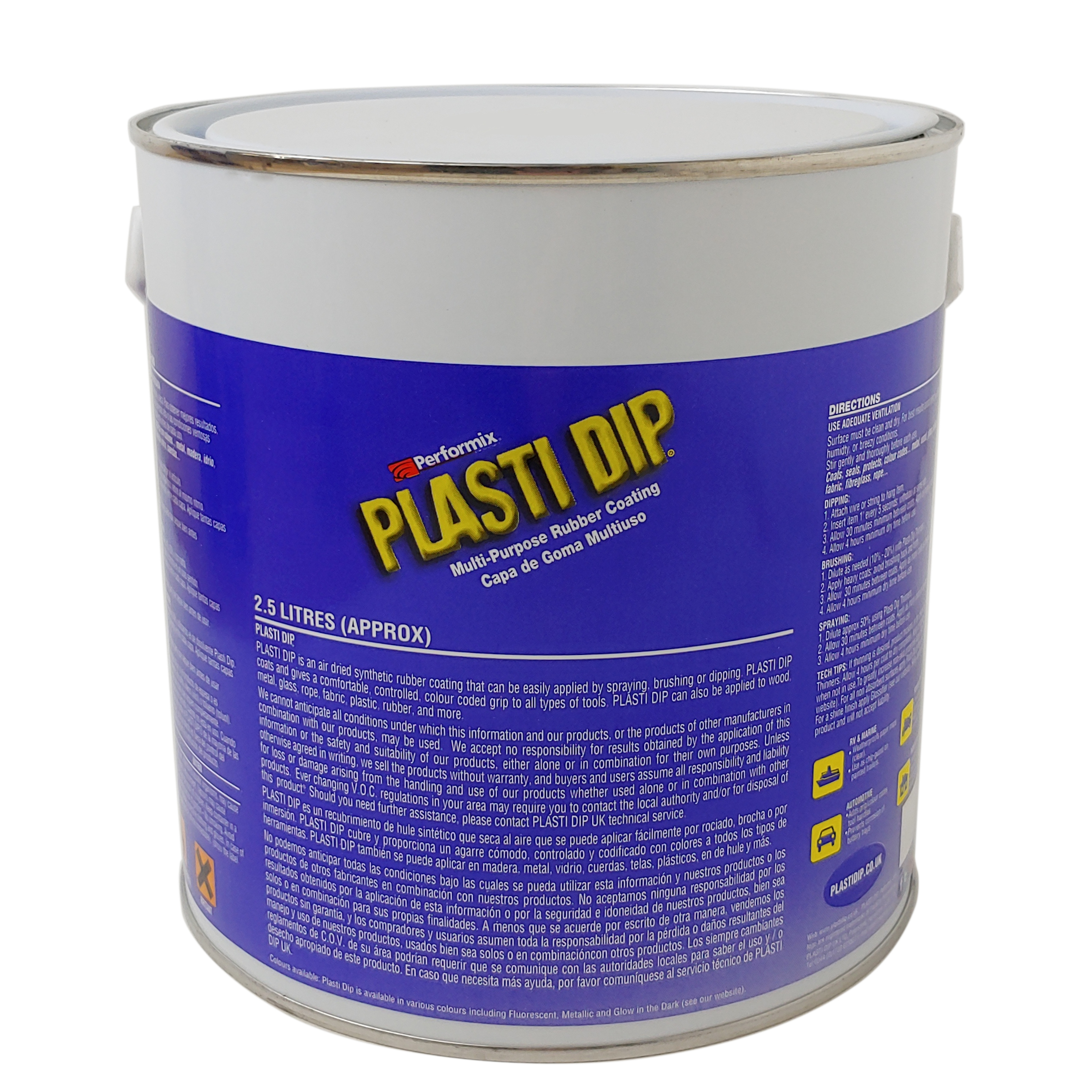 Plasti Dip - Plasti Dip - Blaze  - 2.5 Litre Can - Fluorescent / Neon Colours