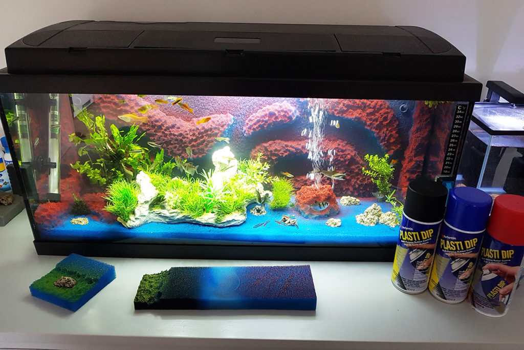 using plasti dip for aquariums