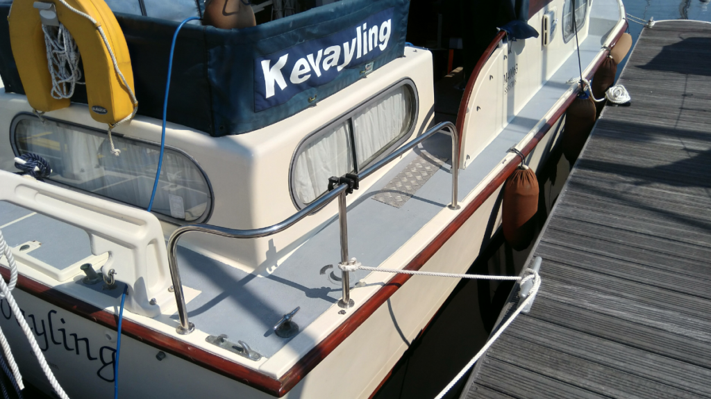 protecting decking on boats